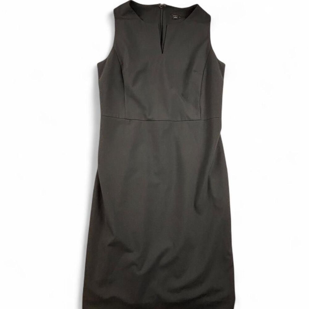 Ann Taylor Black A-Line Dress Women’s 8 Sleeveless Career Work Sheath